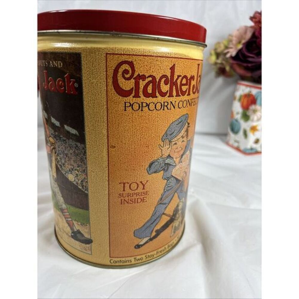 Vintage 1991 Cracker Jack Limited Edition Tin Can Container - Picture 3 of 16